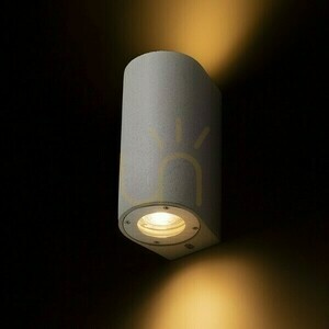 Vonkajšie nástenné svietidlo Rendl Granita II betón IP65 GU10 2x5 W R13792 small 2