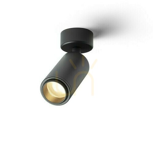 Skontrolujte Optimus stropné povrchové svietidlo čierne 230 V Led Gu10 9 W 10 50°.