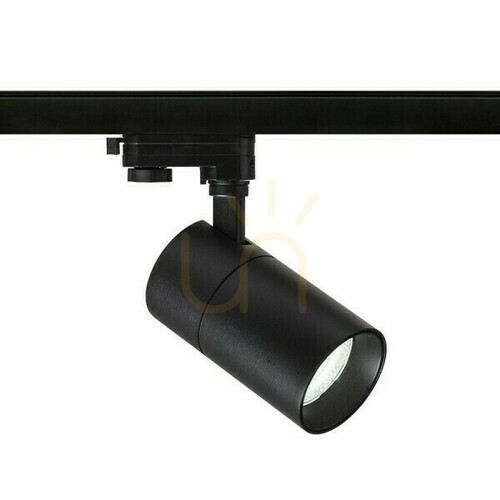 Skontrolujte Prianie 20 Dimm na 3-fázové reflektory. Koľajnice čierne 230 V Led W 36° 3000 K 4000 5000