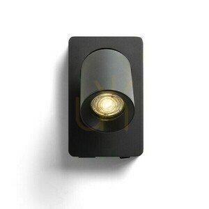 Nástenné svietidlo Rendl VOLTERA USB čierne GU10 9 W small 2