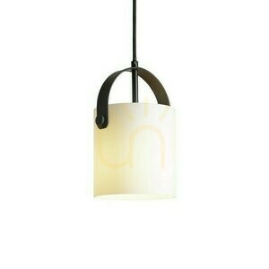 Julietta 16 Opálové sklo/čierna závesná lampa 230 V E27 20 W. small 2