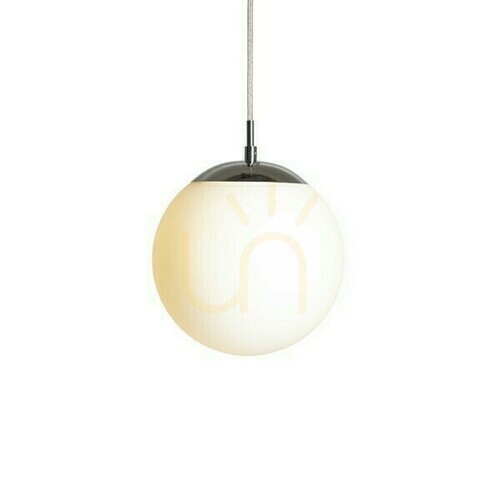 Skontrolujte Luna 20 Opálové sklo/chróm Závesné svietidlo 230 V Led E27 15 W.