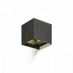 Tito Sq Dimm vonkajšie nástenné svietidlo čierne 230 V Led 2x3 W Ip65 3000 K small 1