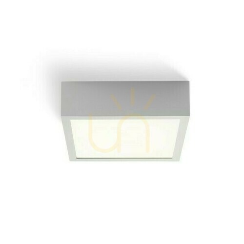 Skontrolujte Plafond Structural Led 20x20 povrchová montáž brúsený hliník 230 V 12 W 3000 K