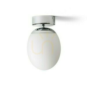 Kúpeľňové svietidlo Meringue 16 Stropné opálové sklo/chróm 230 V E27 15 W Ip44. small 1