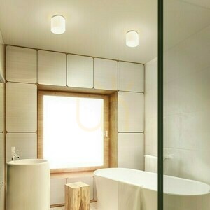 Kúpeľňové svietidlo Arana R 17 Opálové sklo/chróm Stropné svietidlo 230 V E27 15 W Ip44 small 2