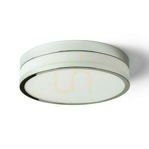 Cira Led kúpeľňové svietidlo 35 Stropné opálové sklo/chróm 230 V 24 W Ip44 3000 K small 0