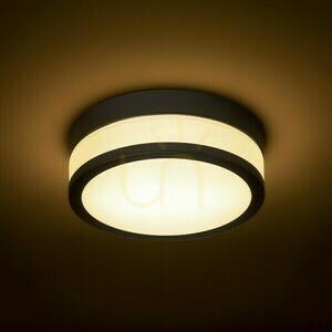 Cira Led 23 Kúpeľňové stropné svietidlo Opálové sklo/čierna 230 V 12 W Ip44 3000 K small 2