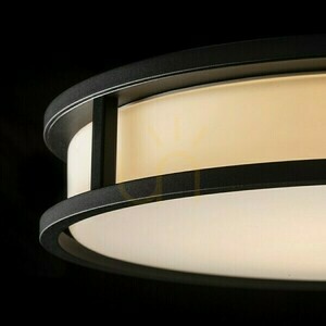 Kúpeľňové stropné svietidlo GRANDE LED 35 Rendl R13679 čierne opálové sklo LED 24W 1700 lm 3000 K IP44 ø37,5 cm small 4