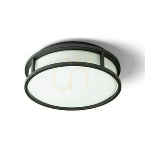 Kúpeľňové svietidlo Grande Led 25 Stropné opálové sklo/čierna 230 V 12 W Ip44 3000 K small 1