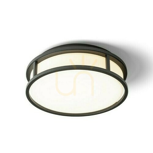 Skontrolujte Kúpeľňové svietidlo Grande Led 25 Stropné opálové sklo/čierna 230 V 12 W Ip44 3000 K