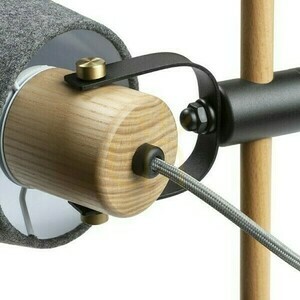 Nástenné svietidlo Choupette Adjustable GreyBlack Textil/Lumber 230 V E27 15 W. small 4