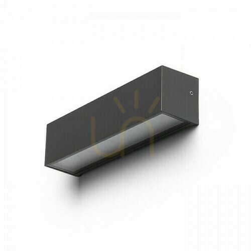 Skontrolujte Vonkajšie nástenné svietidlo Camargue Anthracite Satin Glass 230 V Led 6 W Ip65 3000 K