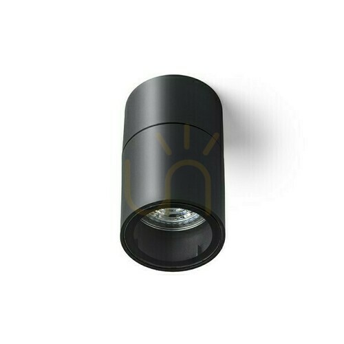 Skontrolujte Vonkajší strop Sorano čierny plast 230 V Led Gu10 8 W Ip44