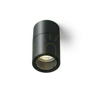 Čierne vonkajšie stropné svietidlo Rendl SORANO R13633 GU10 Ø6 cm IP44 small 4