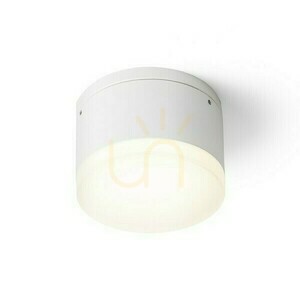 Vonkajší stropný podhľad Orin R biely saténový akryl 230 V Led 10 W Ip54 3000 K small 0