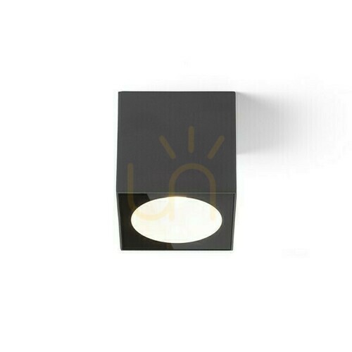 Skontrolujte Vonkajšie plafóny Senza Sq Ceiling Anthracite Clear Glass 230 V Led 6 W Ip65 3000 K