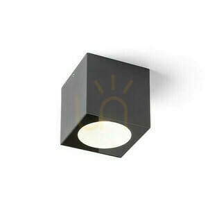 Vonkajšie plafóny Senza Sq Ceiling Anthracite Clear Glass 230 V Led 6 W Ip65 3000 K small 0