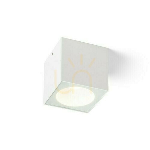 Skontrolujte Vonkajšie plafóny Senza Sq Ceiling White Transparent Glass 230 V Led 6 W Ip65 3000 K