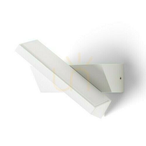 Skontrolujte Nástenné svietidlo Twist nástenné svietidlo biele 230 V Led 12 W Ip65 3000 K