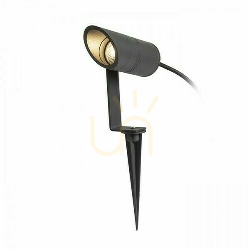 Skontrolujte Vonkajšie bodové svietidlo Lorca na kline antracit 230 V Led 5 W Ip65 3000 K
