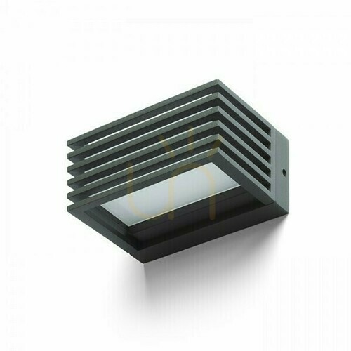 Skontrolujte Nástenné svietidlo Claire 14 nástenné svietidlo Anthracite Milk Acrylic 230 V Led 6 W Ip54 3000 K