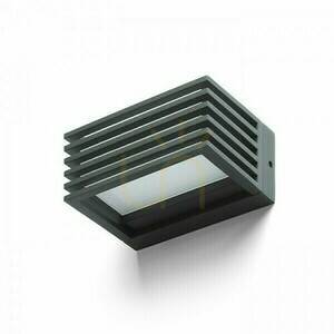 Nástenné svietidlo Claire 14 nástenné svietidlo Anthracite Milk Acrylic 230 V Led 6 W Ip54 3000 K small 2
