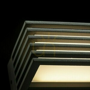 Nástenné svietidlo Claire 14 nástenné svietidlo Anthracite Milk Acrylic 230 V Led 6 W Ip54 3000 K small 3