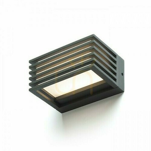 Skontrolujte Nástenné svietidlo Claire 14 nástenné svietidlo Anthracite Milk Acrylic 230 V Led 6 W Ip54 3000 K