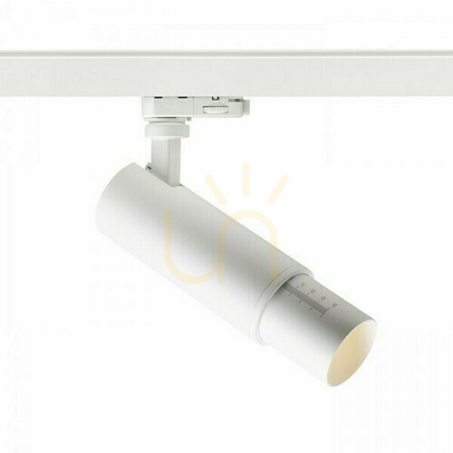 Skontrolujte Zuma Dimm reflektor pre 3-fázovú koľajnicu biely 230 V Led 20 W 10 50° 3000 K