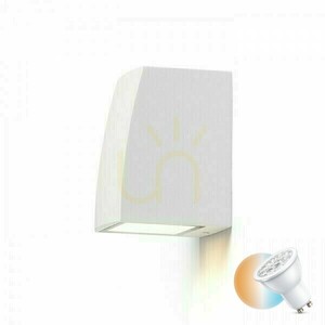 Vonkajšie nástenné svietidlo Selma White 230 V Gu10 35 W ip54 small 0