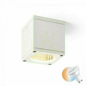 Plafón Vonkajší strop Rodge biely 230 V Gu10 35 W Ip54 small 0