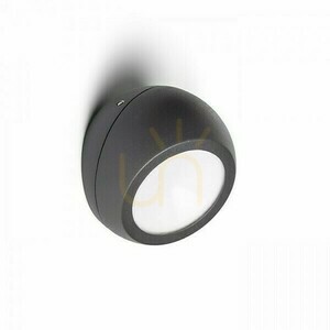 Vonkajšie nástenné svietidlo Siv Povrchová montáž Antracit 230 V Led 6 W 120° Ip54 3000 K small 2