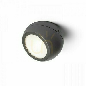 Vonkajšie nástenné svietidlo Siv Povrchová montáž Antracit 230 V Led 6 W 120° Ip54 3000 K small 4