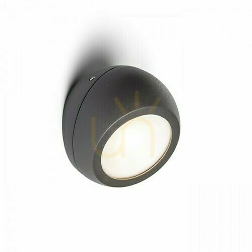 Skontrolujte Vonkajšie nástenné svietidlo Siv Povrchová montáž Antracit 230 V Led 6 W 120° Ip54 3000 K