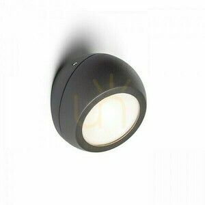 Vonkajšie nástenné svietidlo Siv Povrchová montáž Antracit 230 V Led 6 W 120° Ip54 3000 K small 0