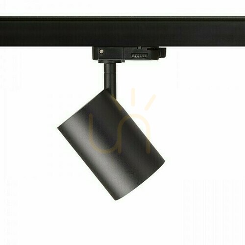 Skontrolujte Connor Spotlight pre 3-fázovú koľajnicu čierna/zlatá 230 V Led Gu10 10 Watt.