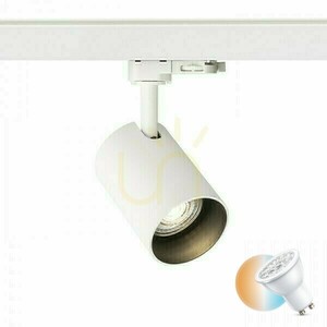 Connor Spotlight pre 3-fázovú koľajnicu biela/čierna 230 V Led Gu10 10 W. small 0