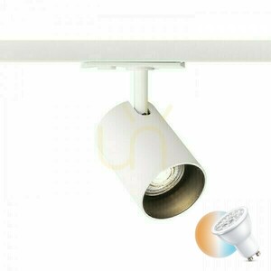 Connor Spotlight pre 1-fázovú koľajnicu biela/čierna 230 V Led Gu10 10 W. small 0