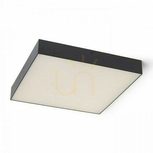Skontrolujte Larisa Sq 40 Stropný plafón čierny 230 V Led 50 W 3000 K