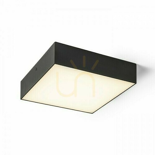 Skontrolujte Larisa Sq 22 Stropný plafón čierny 230 V Led 20 W 3000 K