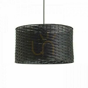 Fiatlux 41/24 Čierna bambusová závesná lampa 230 V E27 15 W. small 1
