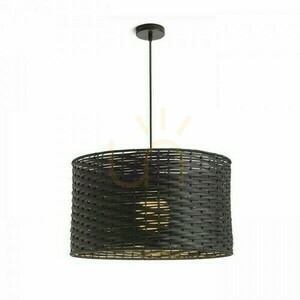 Fiatlux 41/24 Čierna bambusová závesná lampa 230 V E27 15 W. small 0