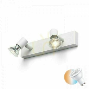 Nástenné svietidlo Trica Ii Nástenné svietidlo biele 230 V Gu10 2x25 W. small 0