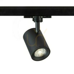 Bodové svietidlo Cadenza pre 3-fázovú koľajnicu čierne 230 V Led Gu10 10 Watt. small 1