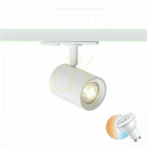 Skontrolujte Cadenza reflektor pre 1 fázu biely 230 V Led Gu10 10 W Bus.
