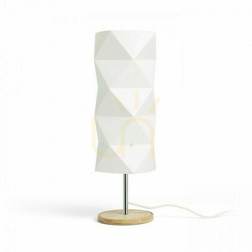 Skontrolujte Stolná lampa Zumba biela PVC/drevo/chróm 230 V E14 11 W.