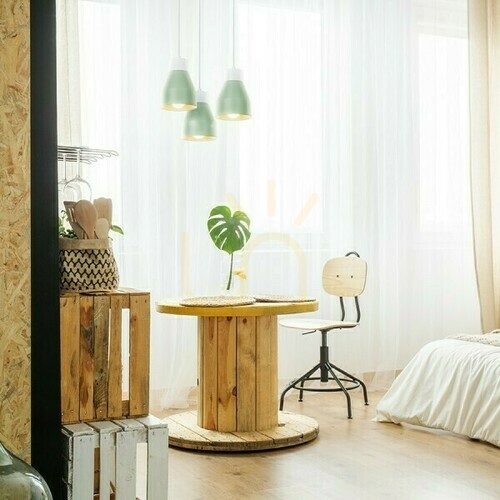 Skontrolujte Frutti Zelená keramická závesná lampa 230 V E27 28 W.