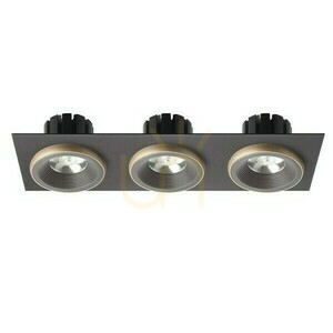 Sharm Sq Iii Bronzová/Pearl Gold Zapustené svietidlo 230 V Led 3x10 W 24° 3000 K small 1