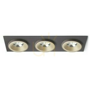 Sharm Sq Iii Pearl Gold/Bronze Zapustené svietidlo 230 V Led 3x10 W 24° 3000 K small 0
